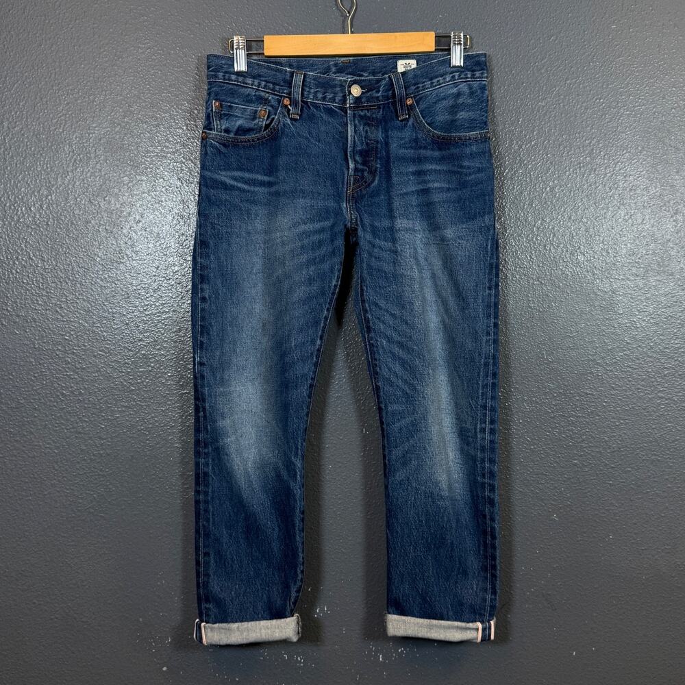 Levis 30/26 women’s blue SELVEDGE cone denim jeans white oak pants